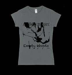Aversion Theory Empty Words Fitted T-Shirt