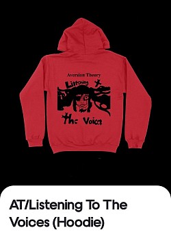AT/Listening To The Voices Hoodie (Back)