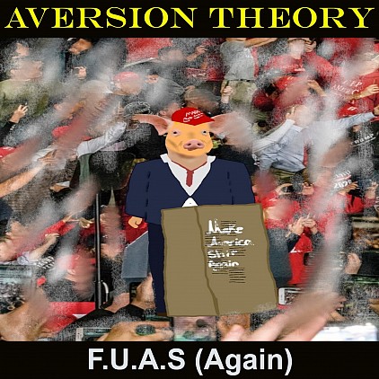 Cover art for the new Aversion Theory track F.U.A.S (Again)